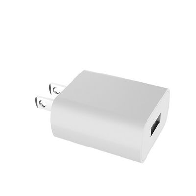 FCC 5V2.4A Single USB Charger USA By Fixed Plug