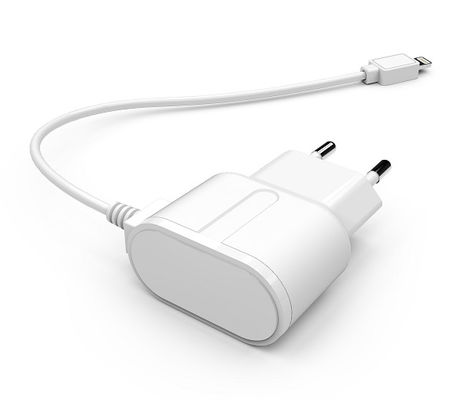ErP Black MFi Lightning USB 5V2.4A European USB Power Adapter